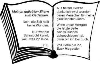 Traueranzeige von Mogottle  von Hersfeld