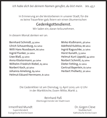 Traueranzeige von Norbert Koch von HERSFELDER ZEITUNG