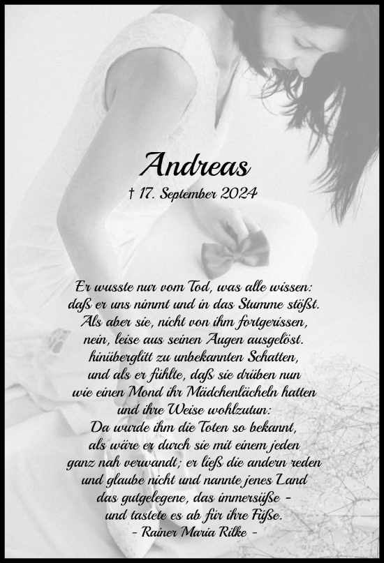 Traueranzeige von Andreas Nennstiel von HZ