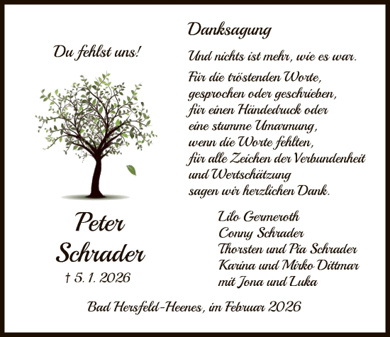 Traueranzeige von Lilo Germeroth von HZHN