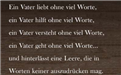 Kerze von Andreas für Ernst Hott